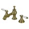 Kingston Brass KC7063BPL Bel-Air 8" Widespread Bathroom Faucet, Antique Brass KC7063BPL - alternate 1